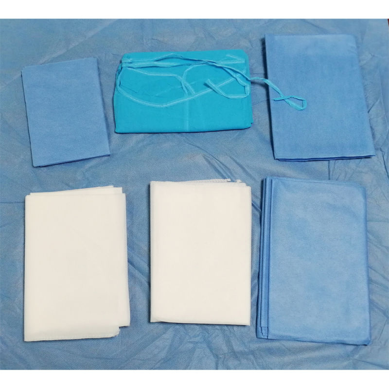 Sterile Surgical C-Section Pack C-Section Drape Pack Cesarean Pack Ce ISO13485