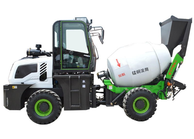 1 Cubic Meter Diesel Portable Concrete Mixer Mobile Automatic Loading Concrete Mixer Pump Truck Jdy-10&#160;