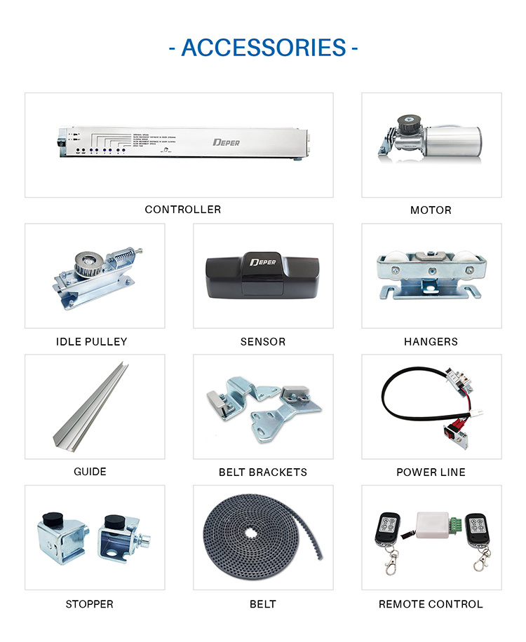 Commercial Sensor Glass Automatic Sliding Door System for Airport