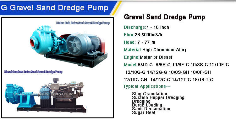 14/12 G-G Sand Gravel Dredge Pump and Spare Parts