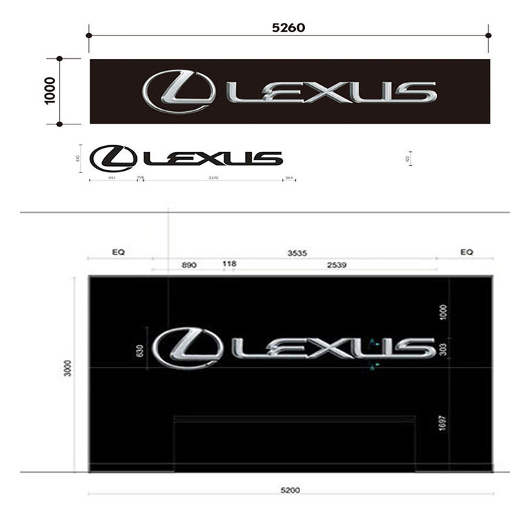 Outdoor Freestanding LED Car Pylon Signs Best Price Car Logo Emblem