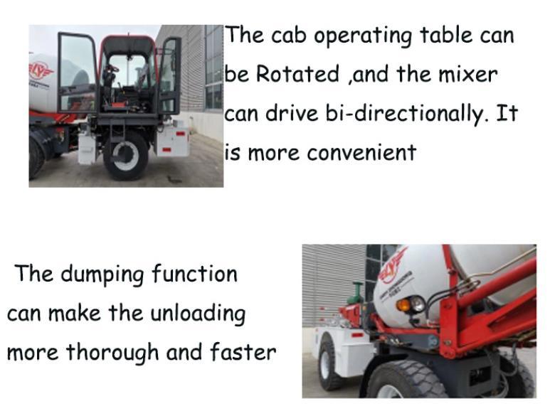 Self-Loading Concrete Mixer Truck Self-Loading Concrete Mixer Truck 3.2 Cubic Meters Self-Loading Concrete Mixer Truck