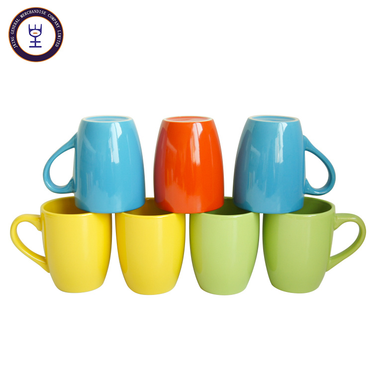 Smooth Glossy Solid Color Ceramic Coffee Mug for Ce Standard