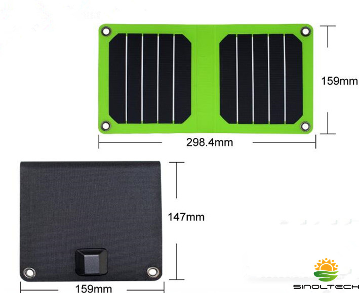 Pocketpower 5.3W ETFE Laminate Sunpower Folding Solar Charger (FSS-5.3)