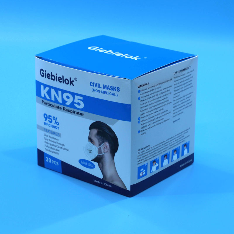 Fast Delivery 5 Layer KN95 Face Mask 95% Filtration GB2626-2006 Chinese Standard