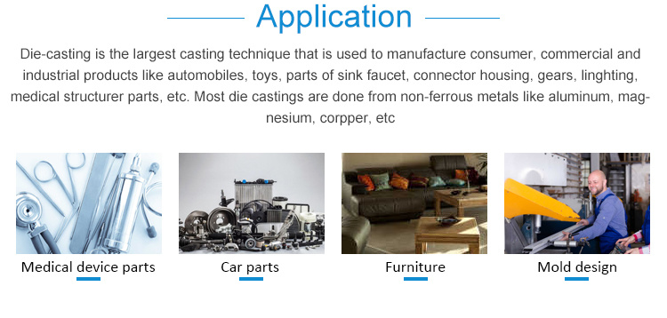 Custom Aluminum High Quality Connecting Rod Parts Aluminum Die Casting