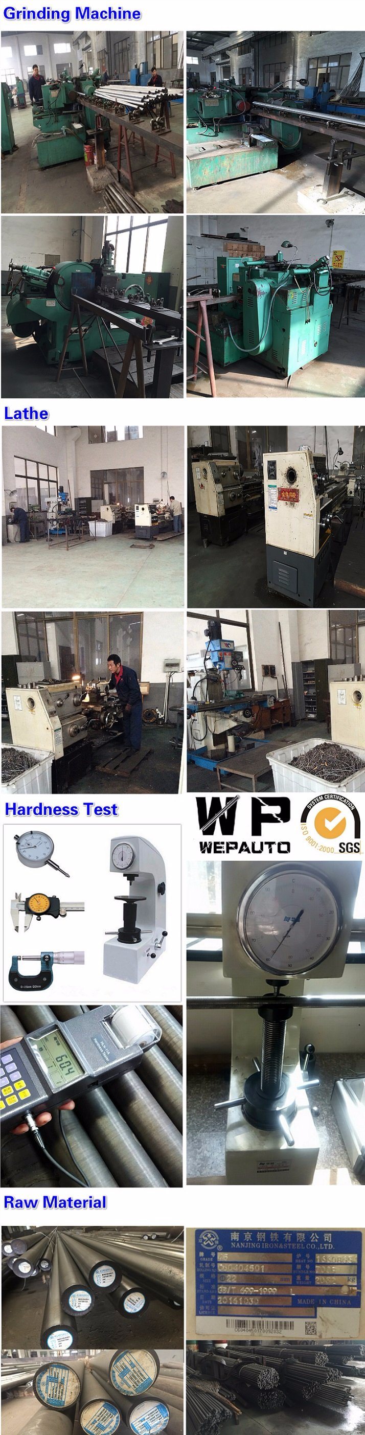 High Precision Bearing Ck45 Hollow Linear Shaft