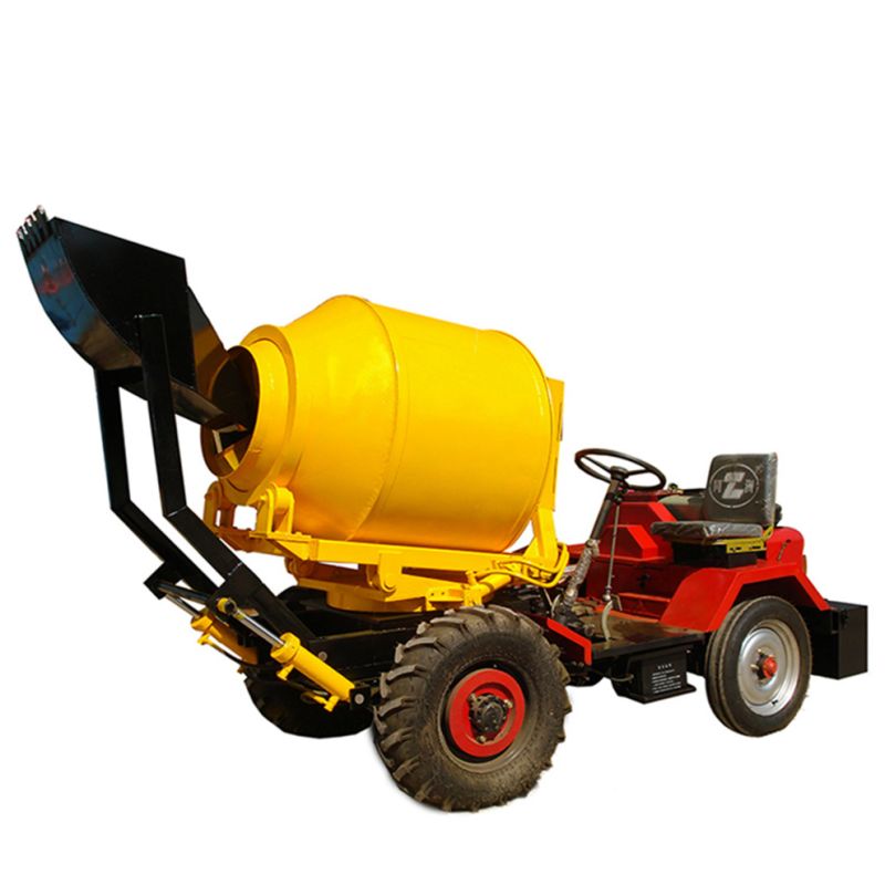 Gt80 Self Loading Mobile Concrete Mixer Concrete Mixer Pump/Concrete Mixer with Pump