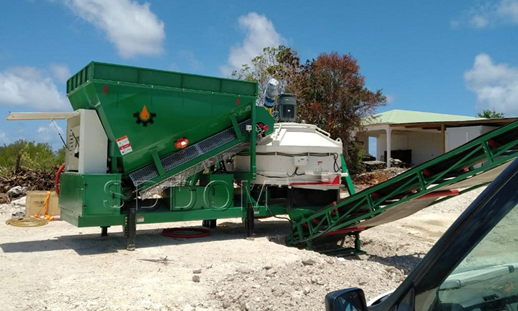 Small Construction Equipment Small Concrete Production Plant Mobile Concrete Batch Plant