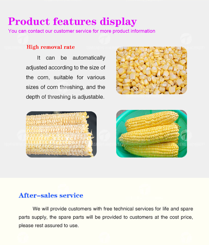 Fresh Corn Cooked Corn Frozen Corn Automatic Thresher Machine (TS-W168L)