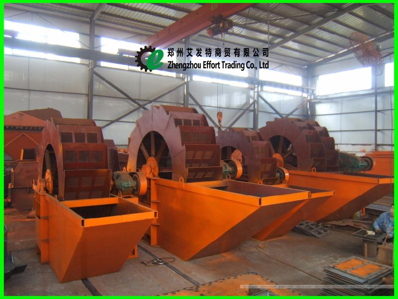 Small Bucket Sand Washer Small Wheel Sand Washer