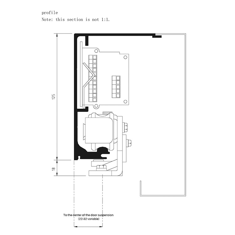 Commercial Sensor Glass Automatic Sliding Door System for Airport