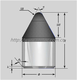 Dome PDC Inserts Hemi Spherical PDC Inserts Conical PDC Inserts