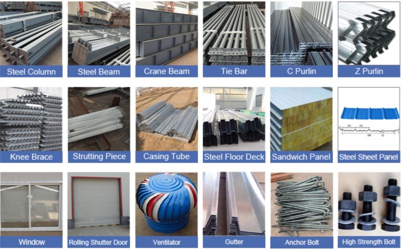 Easy and Fast Installation Steel Structure Warehouse Steel Building Prefabricated Warehouse