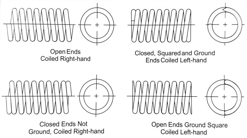 OE Car Spare Parts Front Position Coil Spring for Japanese Car