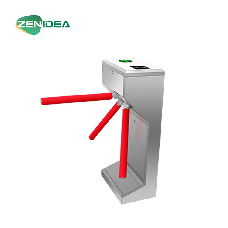 Zenidea Automatic Fingerprinter Vertical Automatic RFID Bridge Tripod Turnstile Gate