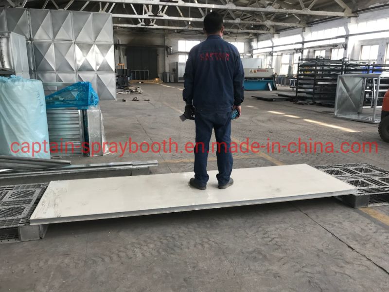 Customized 8m-5m-3m Build-in Ramp Car Spray Booth / Paint Booth