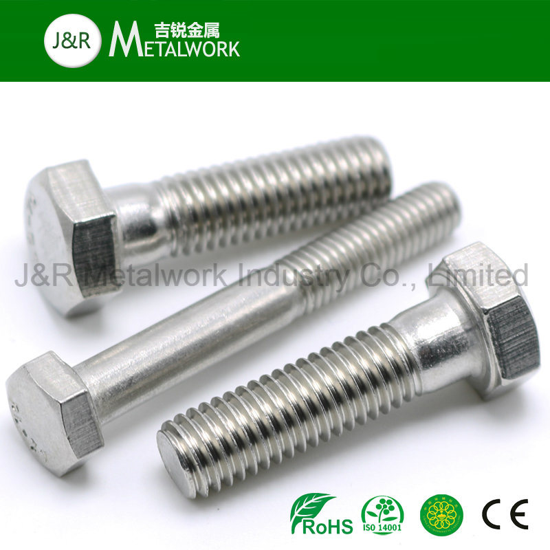 M8 M52 Ss SS304 SS316 Stainless Steel Hex Bolt DIN933