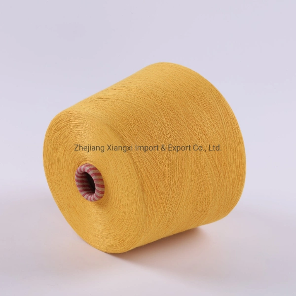 Spun Polyester Knitting Yarn for Garment Fabric 20s 30s Polyester Spun Yarn
