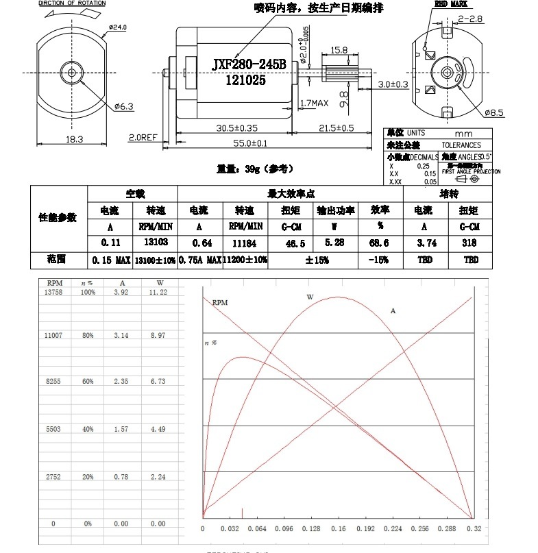 Electric DC Motor Used in Car Door Lock Small Motor