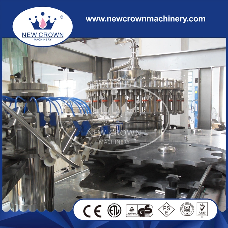 2 in 1 Bottle Vinegar/Soy Sauce/ Soft Drink Filling Machine for Glass Bottle Aluminum Cap