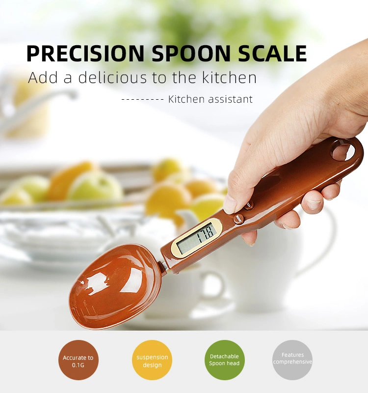 Household Kitchen Spoon Scale Electronic Food Measuring Spoon Weight Scale