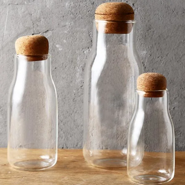 Storage Coffee Beans Jar Glass Coffee Jar Glass Milk Powder Jar Kitchen Jar