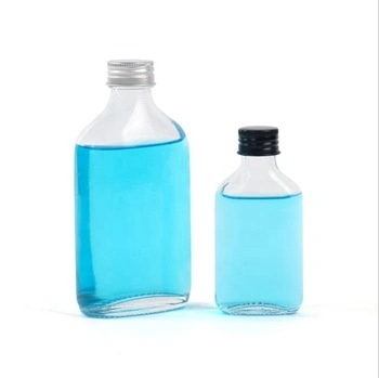 100ml 250ml 350ml Flat Juice Bottles Drinks Bottles Whiskey Bottles