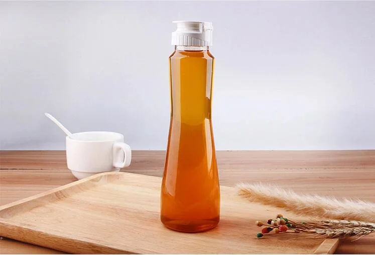 Salad Dressings Containers Squeeze Honey Bottles Reusable Plastic Honey Jars with Cap