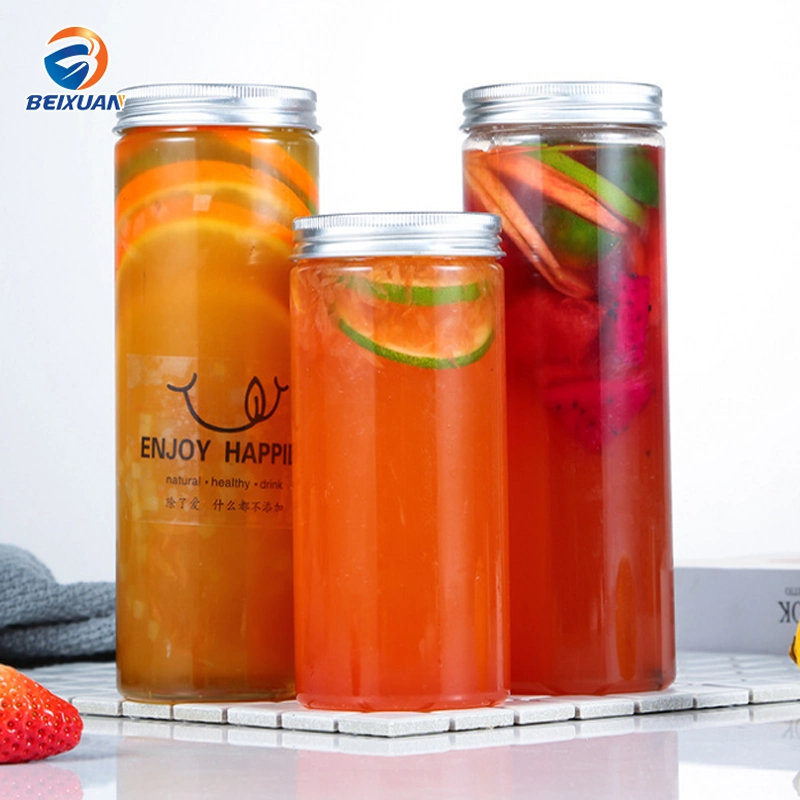 Wholesale 500ml Takeout Beverage Bottles Cold Foam Bottles Juice Bottles