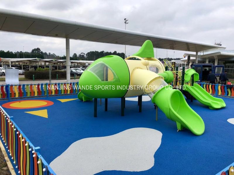 Outdoor Pavilion Playground with Slide for Youth in Backyard