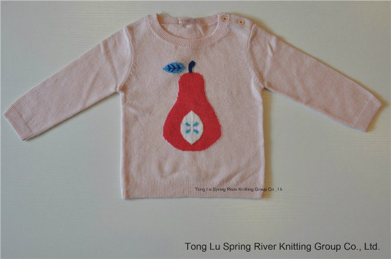 Babies Long Sleeve Patterned Knit Pullover Sweater