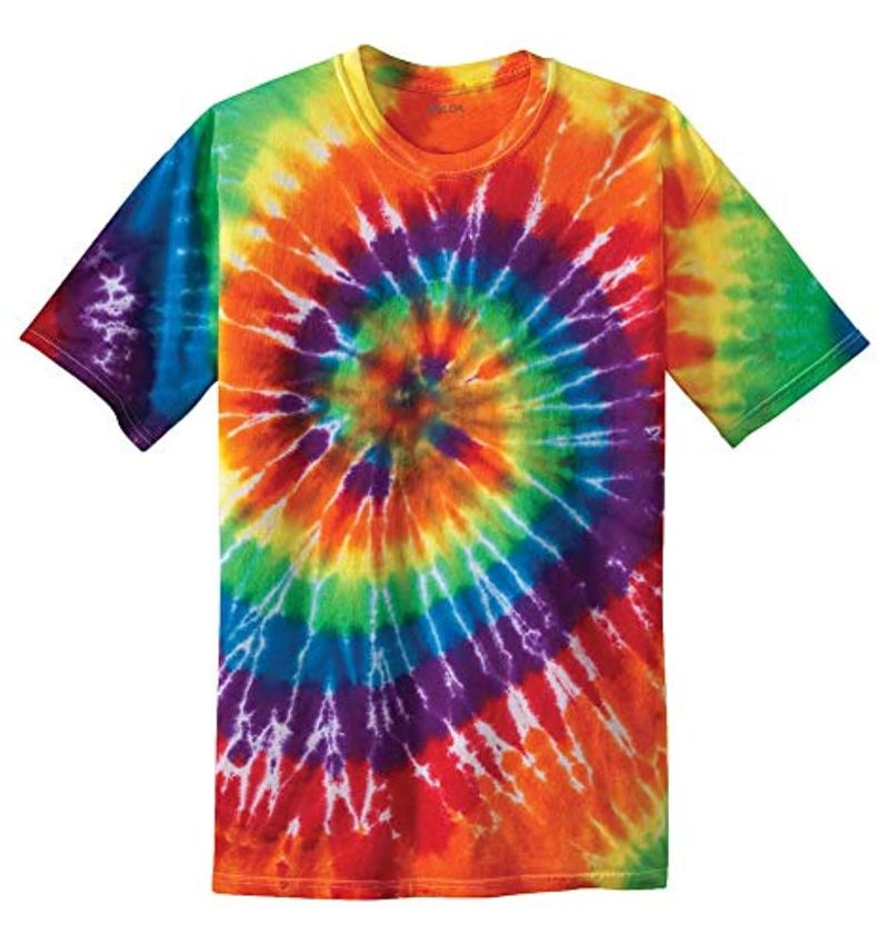 Youth Colorful Tie-Dye T-Shirt in Youth Sizes Xs-XL