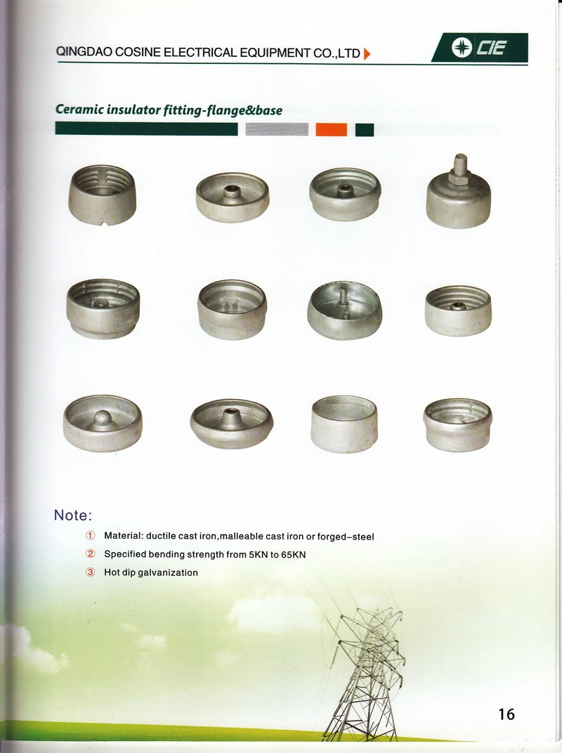 Post Insulator End Fitting Base/Bottom End Base Fitting for Post Insulator