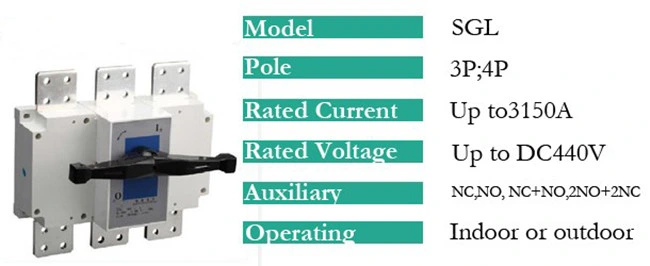 Isolator Switch 3 Phase Disconnect Switch