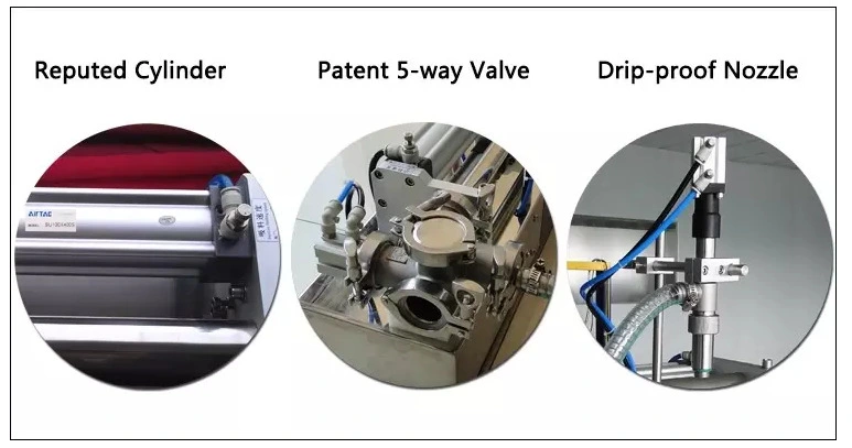 Semi Automatic Pneumatic Single Head Liquid Filling Machine