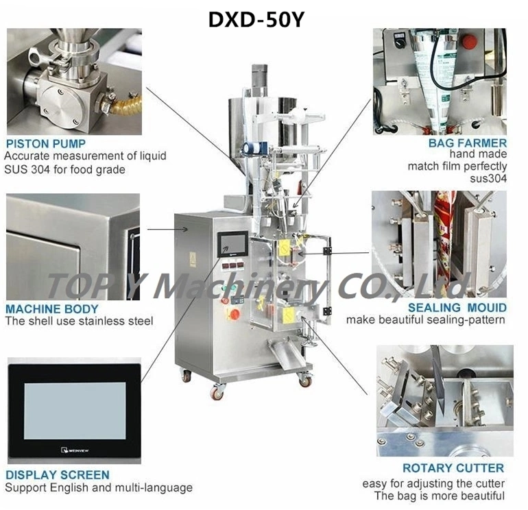 Full Automatic Packaging Equipment Ketchup Honey Stick Packing Machine