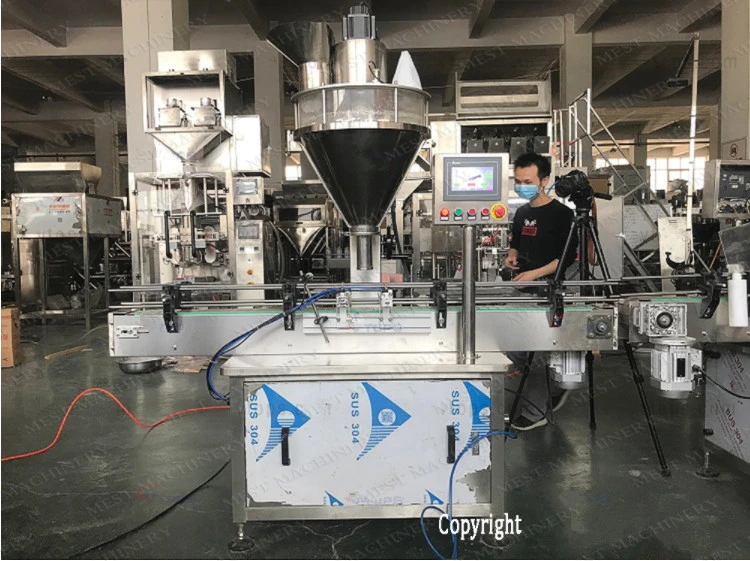 Semi Auto Automatic Dry Curry Chilli Spice Powder Filling Machine / Auger Filling Powder Filling Machine