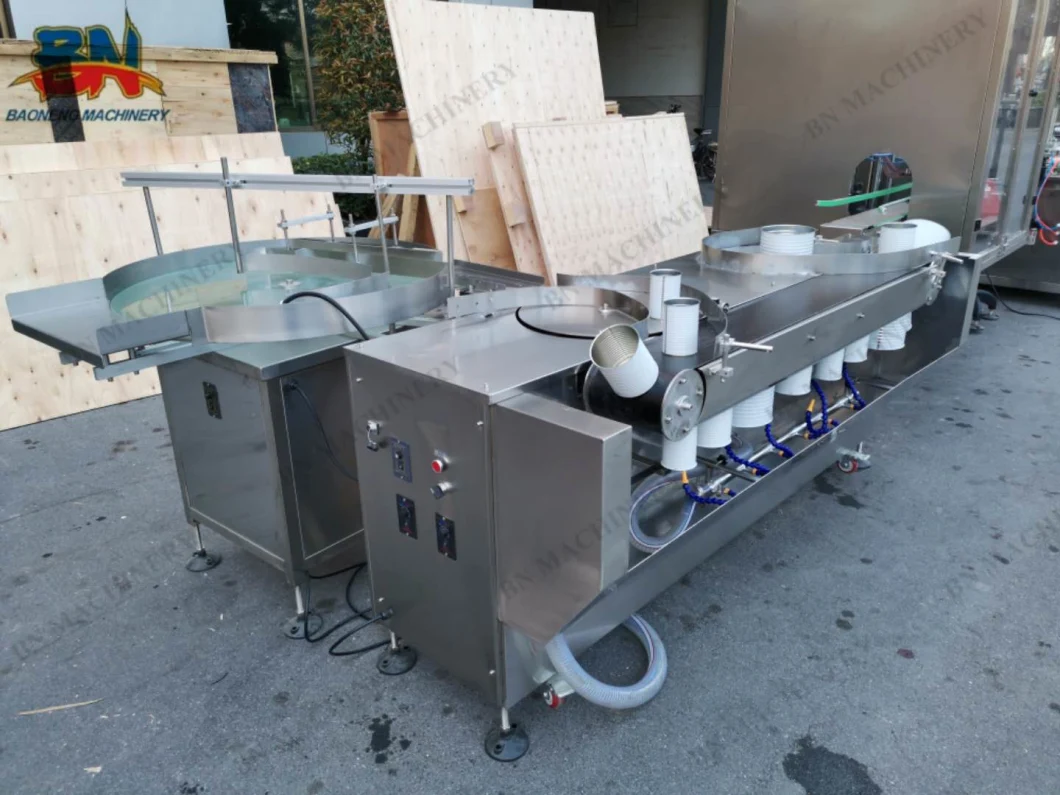 Automatic Can Washing Filling Crimping Machine for Canned Liquid Paste Packaging