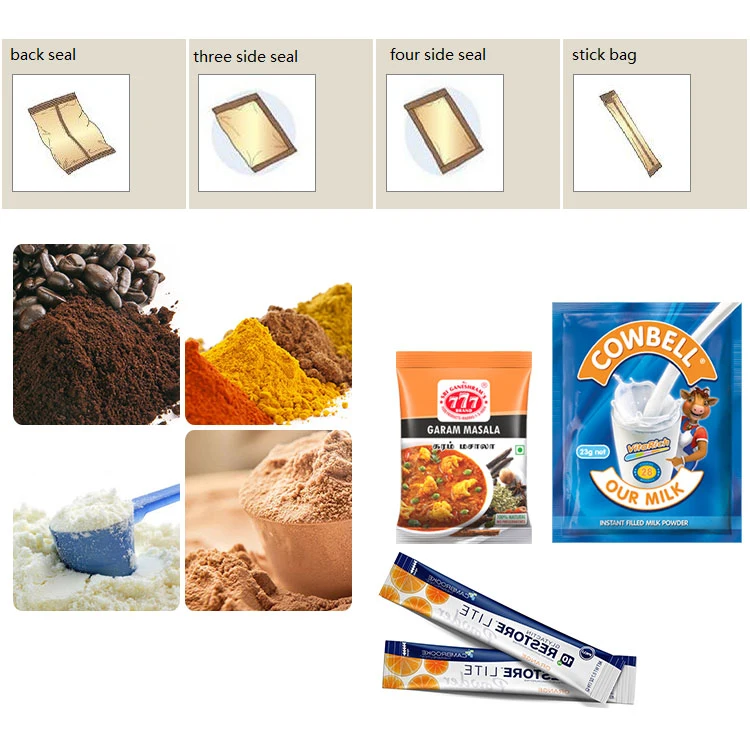 Multi-Function Packaging Machines Spices Powder Sachet Packaging Machine Granules