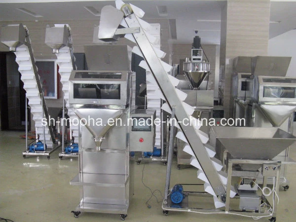 Semi Automatic Granule Packing Machine Chickpea Nuts Beans Rice Weigh Filler