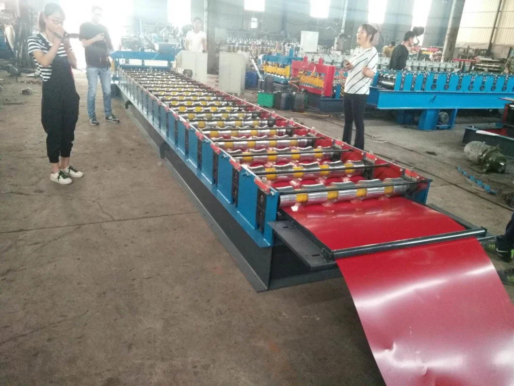 Single Layer Hydraulic Roofing Sheet Machine Roof Panel Roll Forming Machine