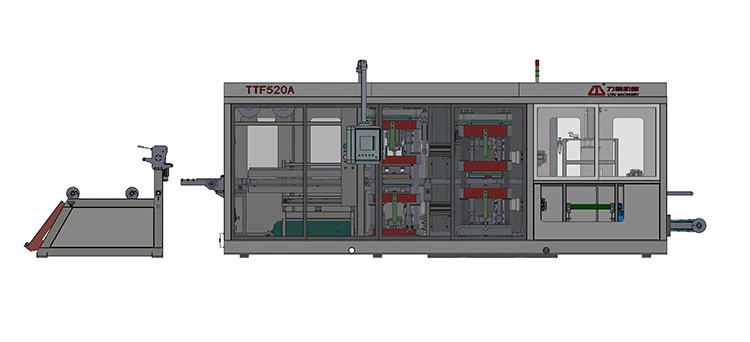 Full Automatic Thermoformer Pet Thermoforms Machine for Sale