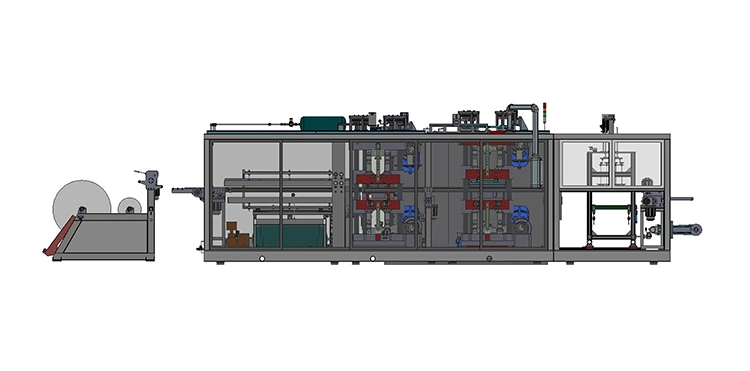 Plastic Box Making Thermoforming Machine One Time Plastic Box Making Machine