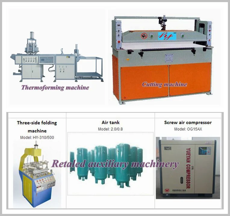 High Speed Semi -Automatic Plastic Thermoforming Machine (HY-510580B)