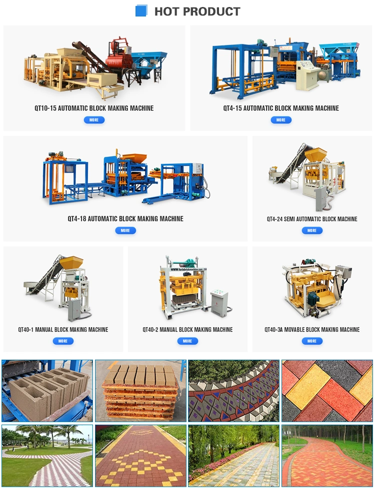 Qt4-25 Small Production Automatic Cement Block Making Machine/Automatic Brick Machine Manufacturers