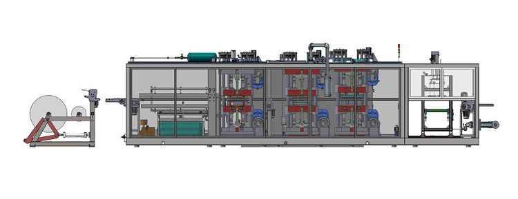 Low Cost Thermoforming Machine for Plastic Thermoforming Machine Price