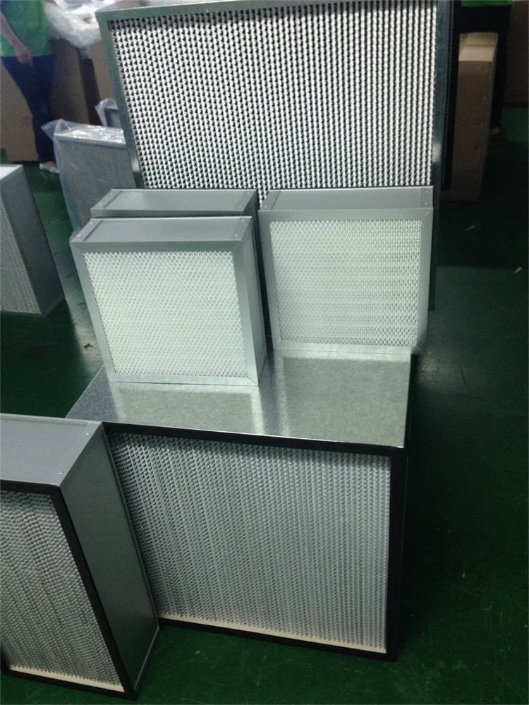 24X24 Inch Supply Ahu Aluminum Frame Air Filter HVAC Industry HEPA Filter