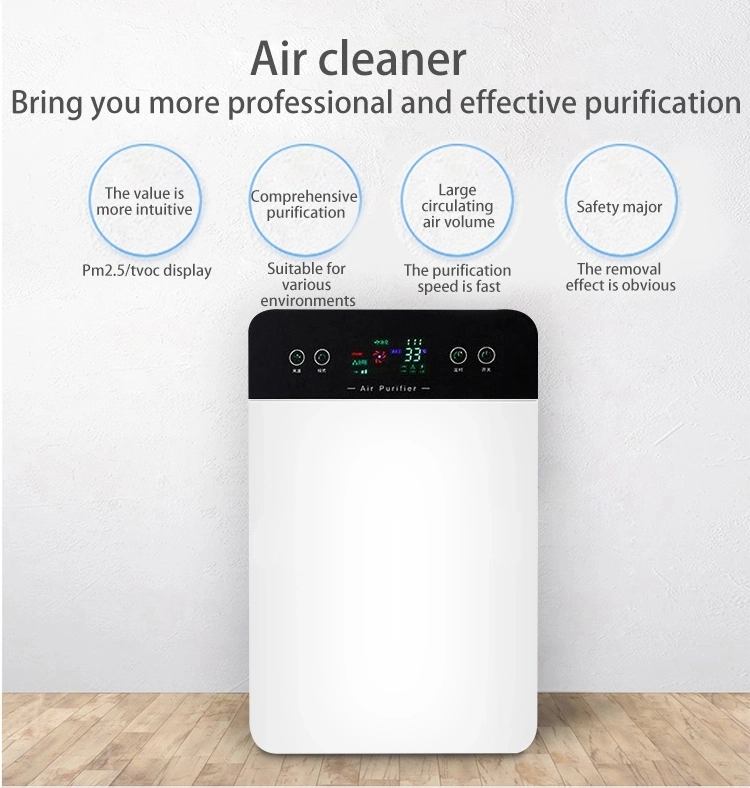 Best Price Activated Carbon Air Cleaner Home True HEPA Filter Air Cleaner UV Room Air Purifier