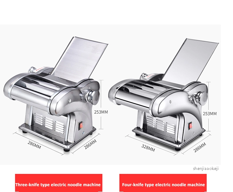 Pressing Flour Machine Home Electric Noodle Automatic Pasta Machine Stainless Steel Noodle Cutting Dumpling Skin Machine